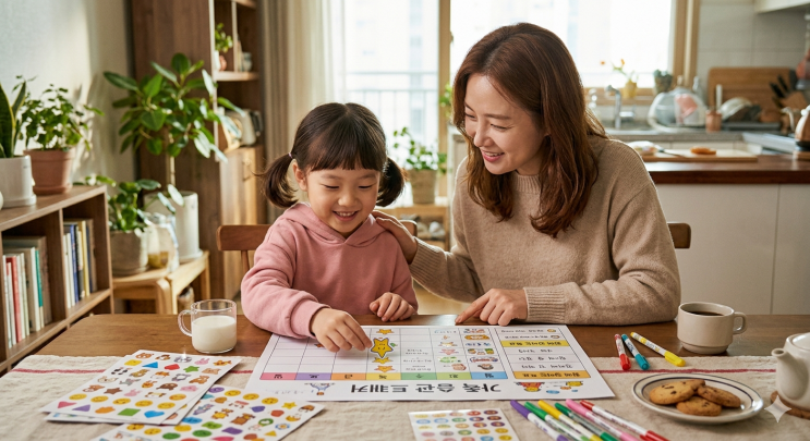 함께하는 부모와 아이